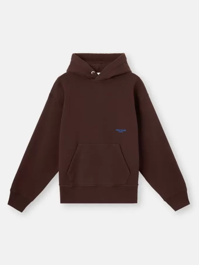 Oversized-fit hoodtröja med känguruficka