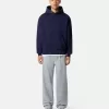 Oversized-fit hoodtröja med känguruficka