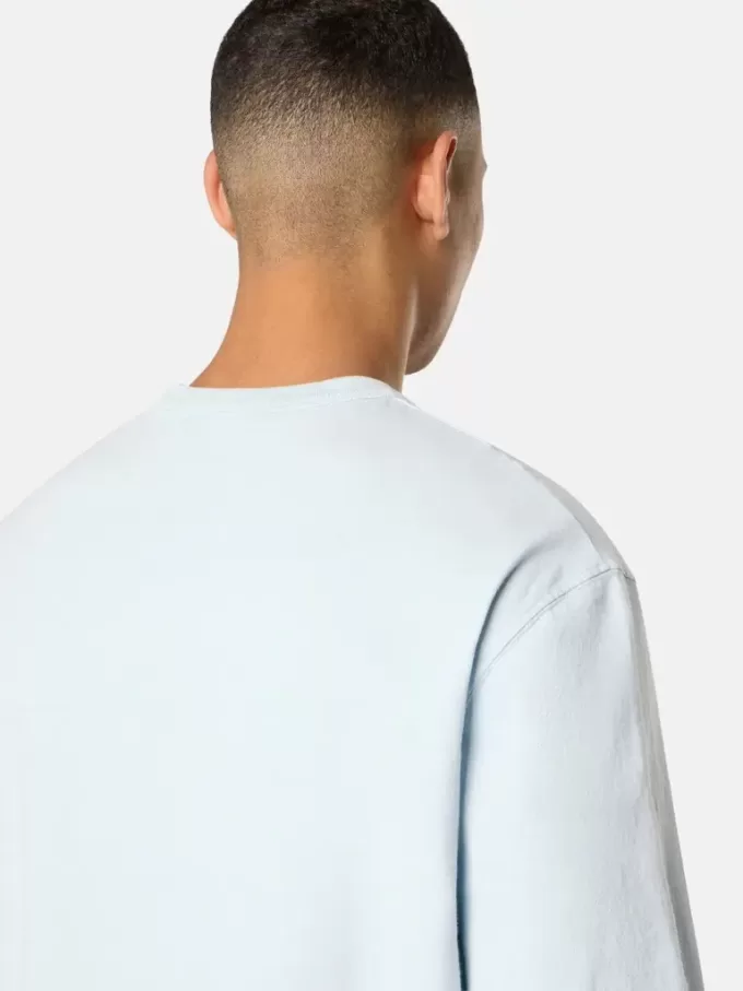 Oversized-fit kortärmad T-shirt med tryckta band