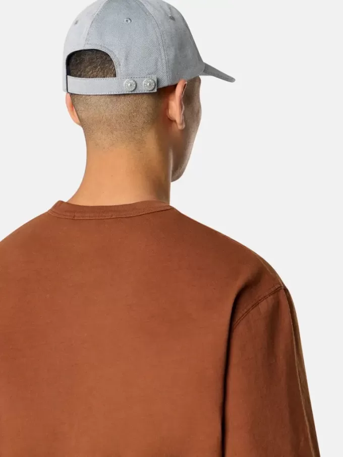 Oversized-fit kortärmad T-shirt med tryckta band