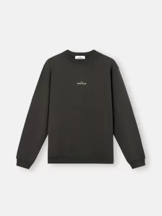 Oversized-fit sweatshirt med rund hals och tryck ”Industrial Four”