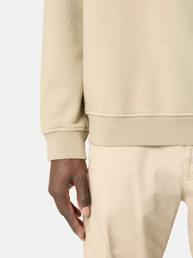 Oversized-fit sweatshirt med rund hals och tryck ”Industrial Four”