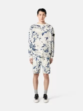 Oversized-fit tröja med rund hals och kamouflageprint Oversized-fit tröja med rund hals och kamouflageprint