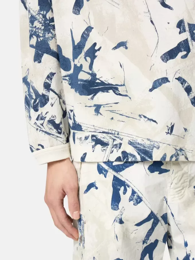 Oversized-fit tröja med rund hals och kamouflageprint Oversized-fit tröja med rund hals och kamouflageprint
