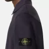 Polo-sweatshirt i normal passform med tryckknappar