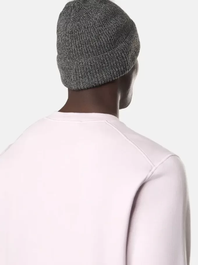 Regular fit-tröja med rund hals och elastiska muddar