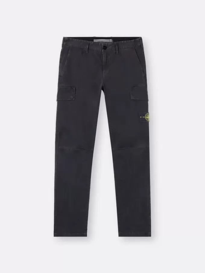 Skinny-fit cargobyxor med tryckknappsfickor Skinny-fit cargobyxor med tryckknappsfickor