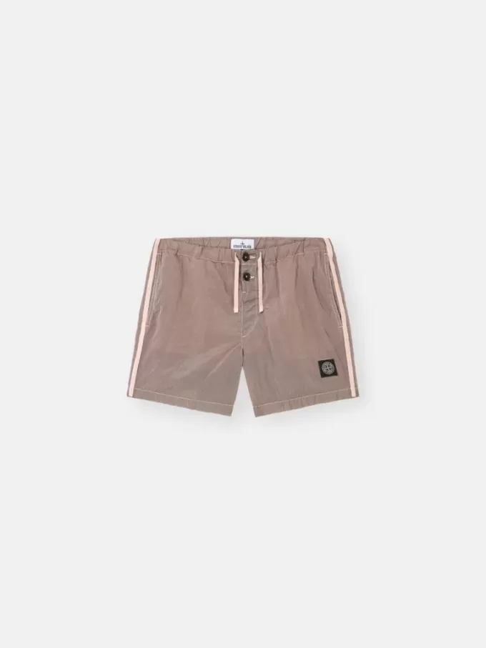 Slim-fit badshorts med fickor