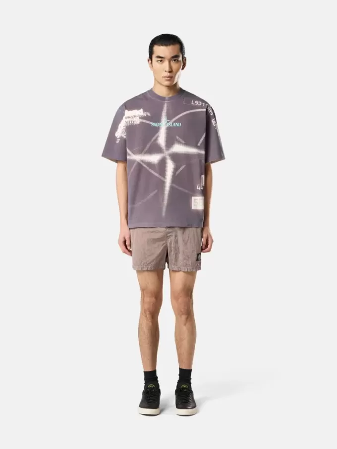 Slim-fit badshorts med fickor