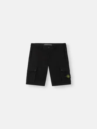 Slim fit-bermudashorts med fickor med dragkedja