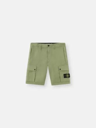 Slim fit-bermudashorts med fickor med dragkedja