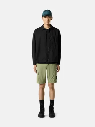Slim fit-bermudashorts med fickor med dragkedja