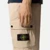 Slim fit-bermudashorts med fickor med dragkedja