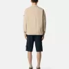 Slim fit-bermudashorts med fickor med dragkedja Slim fit-bermudashorts med fickor med dragkedja