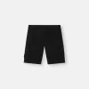 Slim fit-bermudashorts med fickor med dragkedja