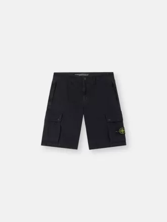Slim fit-cargobermudashorts med fickor med dragkedja