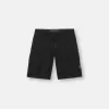 Slim fit-cargobermudashorts med fickor med dragkedja