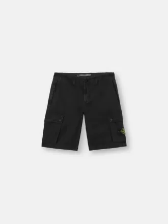 Slim fit-cargobermudashorts med fickor med dragkedja