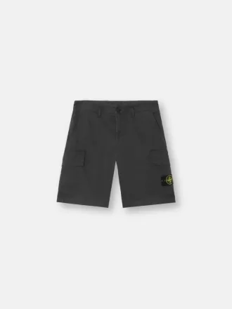 Slim fit-cargobermudashorts med fickor med dragkedja