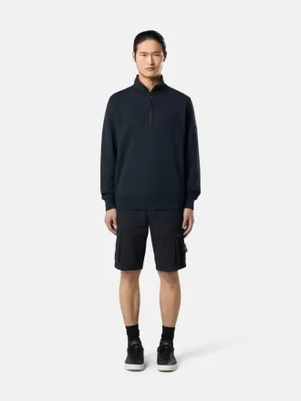Slim fit-cargobermudashorts med fickor med dragkedja
