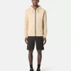 Slim fit-cargobermudashorts med fickor med dragkedja