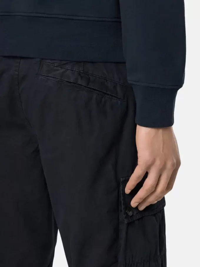 Slim fit-cargobermudashorts med fickor med dragkedja