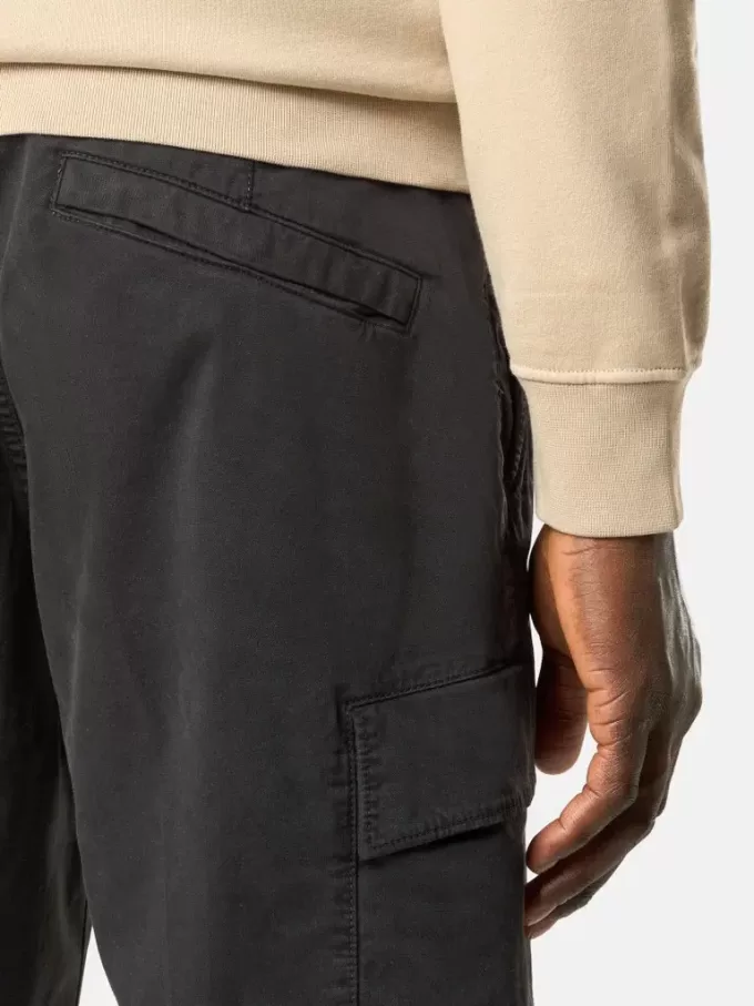 Slim fit-cargobermudashorts med fickor med dragkedja
