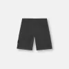 Slim fit-cargobermudashorts med fickor med dragkedja