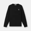 Slim fit-långärmad T-shirt med Compass-patch