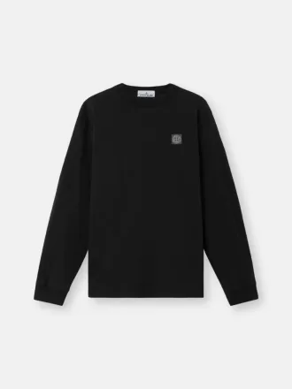 Slim fit-långärmad T-shirt med Compass-patch