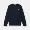 Slim fit-långärmad T-shirt med Compass-patch