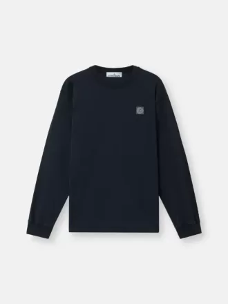 Slim fit-långärmad T-shirt med Compass-patch