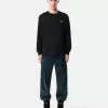 Slim fit-långärmad T-shirt med Compass-patch