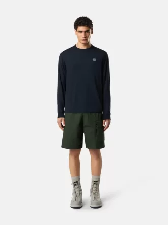 Slim fit-långärmad T-shirt med Compass-patch