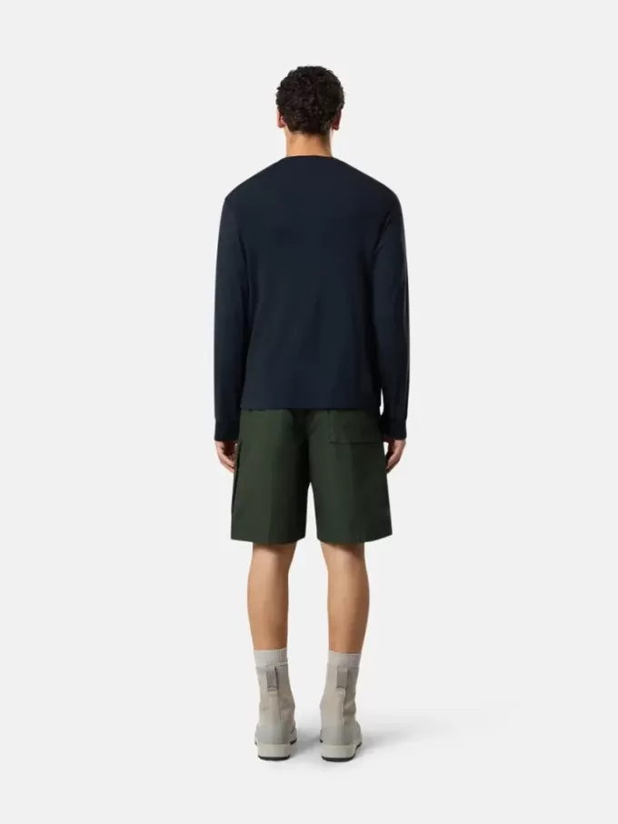 Slim fit-långärmad T-shirt med Compass-patch