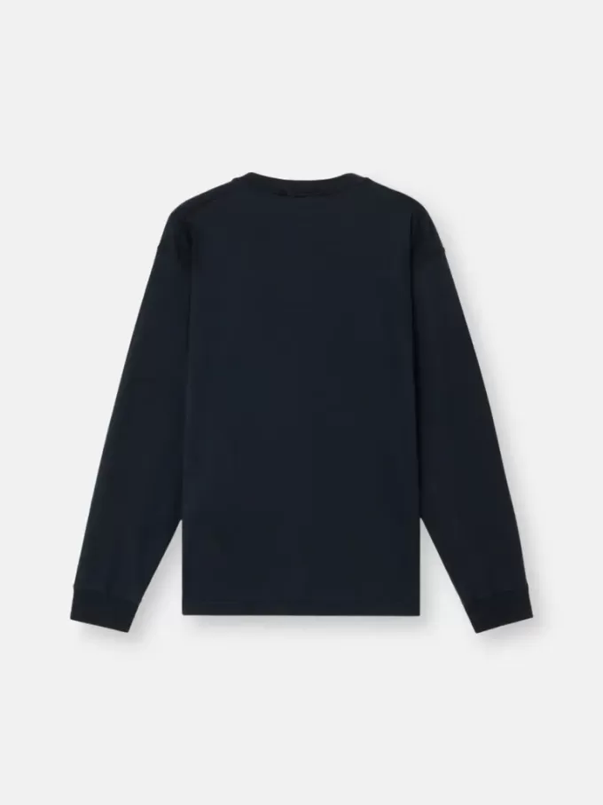Slim fit-långärmad T-shirt med Compass-patch