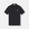 Slim fit-polotröja med korta ärmar och Compass-märke