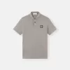 Slim fit-polotröja med korta ärmar och Compass-märke