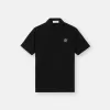 Slim fit-polotröja med korta ärmar och Compass-märke
