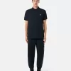 Slim fit-polotröja med korta ärmar och Compass-märke