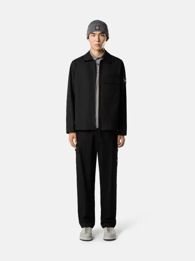 Slim fit-polotröja med korta ärmar och Compass-märke