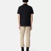 Slim fit-polotröja med korta ärmar och Compass-märke