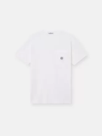 Slim fit-T-shirt med korta ärmar och Compass-märke