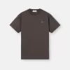 Slim fit-T-shirt med korta ärmar och Compass-märke