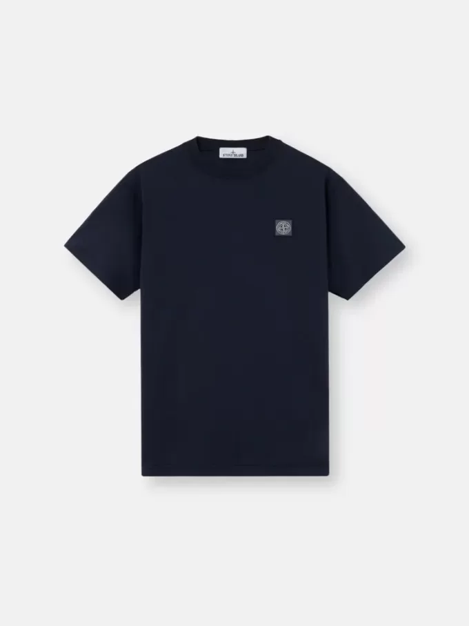 Slim fit-T-shirt med korta ärmar och Compass-märke
