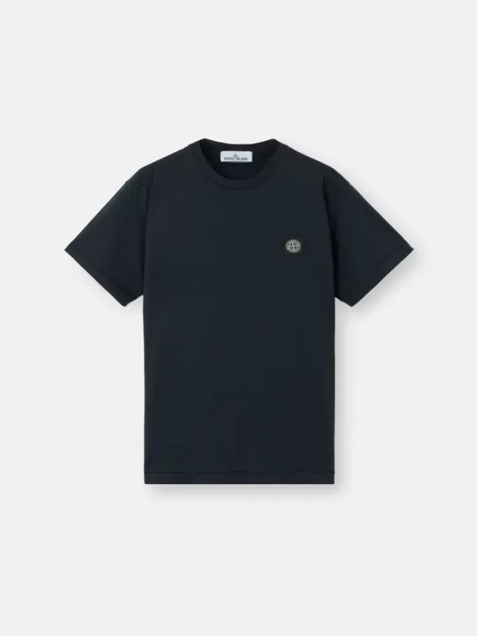 Slim fit-T-shirt med korta ärmar och Compass-märke