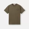 Slim fit-T-shirt med korta ärmar och Compass-märke
