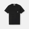 Slim fit-T-shirt med korta ärmar och Compass-märke Slim fit-T-shirt med korta ärmar och Compass-märke