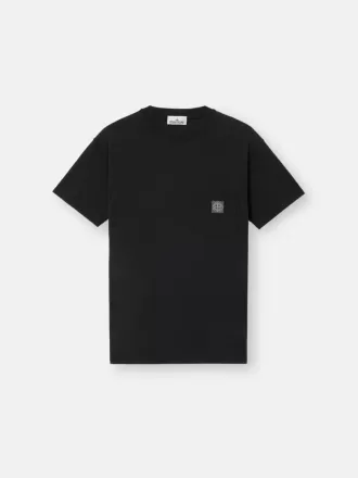 Slim fit-T-shirt med korta ärmar och Compass-märke