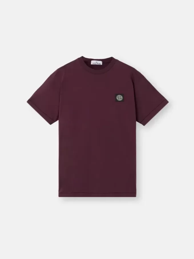Slim fit-T-shirt med korta ärmar och Compass-märke